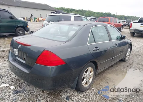 2007 Honda Accord Ex из США, поврежденный, VIN 1HGCM56717A025451